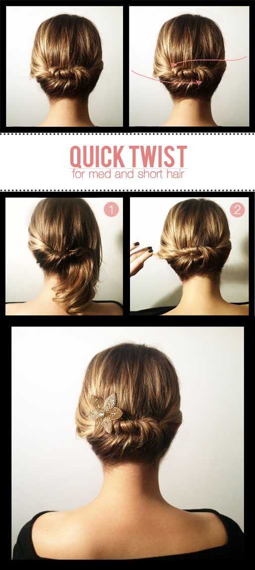 Updo Hairstyles for Short Hair